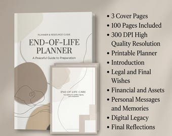 Family Emergency Binder Printable, Important Documents Organizer, End of Life Planner, Emergency Binder PDF, Medical Legal Financial Planner