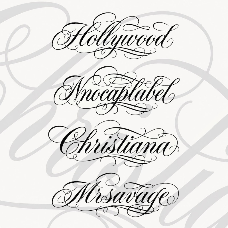 Cursive Writing Tattoo - Etsy UK