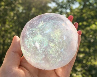 Pelota antiestrés moldeable Aurora Stardust / Juguete antiestrés moldeable de resistencia cero / Pelota antiestrés de vaselina de piel ultrafina / Juguete holográfico ASMR sin rebote