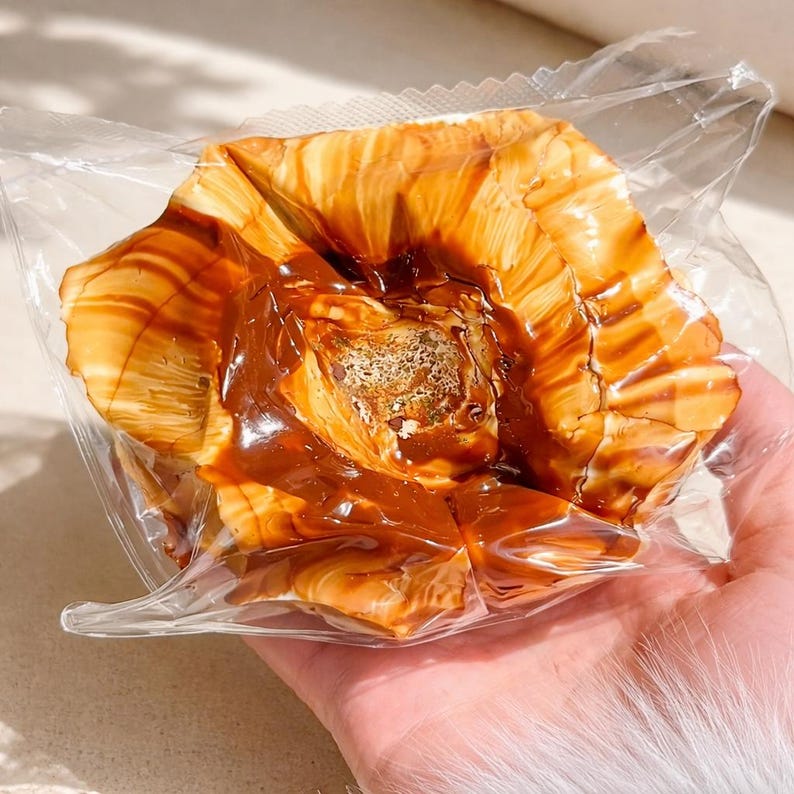 Fake Pudding Realistic Giftumbo Caramel Pudding Squishy | Heavy Jiggly Flan Fidget ...
