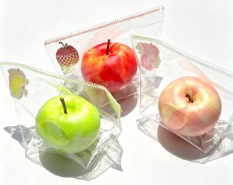 Special Promo!! Handmade Realistic Small Apple Taba Squishy | Creamy Soft Mochi Fidget Toy | Fake Fruit Desk Pet | ASMR Tactile Squeeze