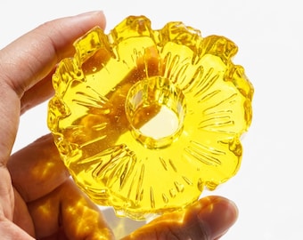 Jumbo Clear Pineapple Ring Squishy | Food-Grade Silicone Fruit Fidget | Giant Satisfying ASMR Squeeze| Handmade Kawaii Summer Desk Decor