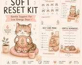 Soft Reset Kit Printable | Self Care Pages | Low Energy Journal | Digital Download