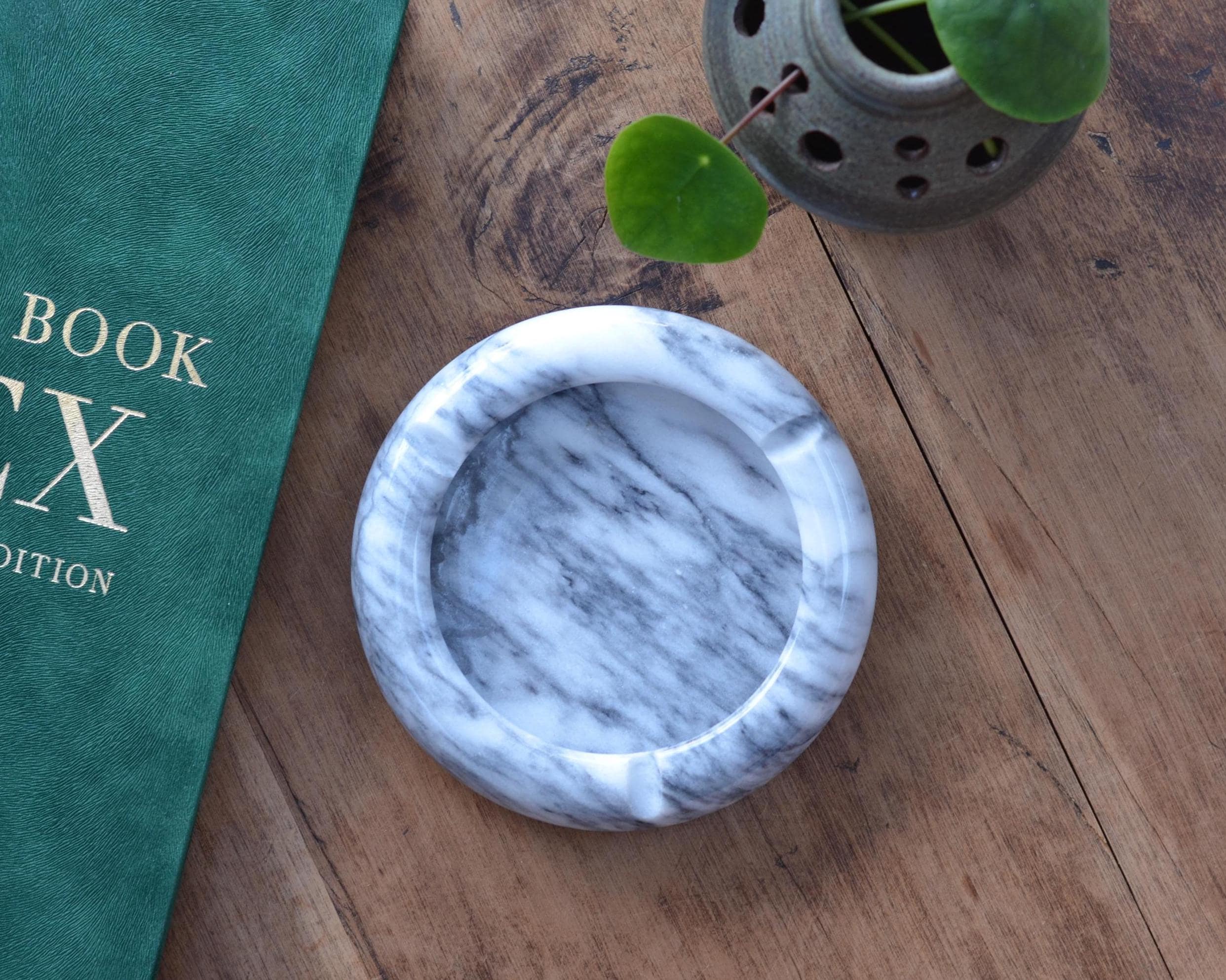 Vintage Marble Ashtray - Etsy