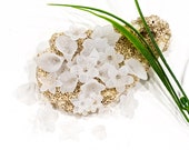 SUPPLY 45 Lucite Frost Flower Bead Assortment - DIY Jewelry - Plastic Flowers - SKU 9-E2-00003469