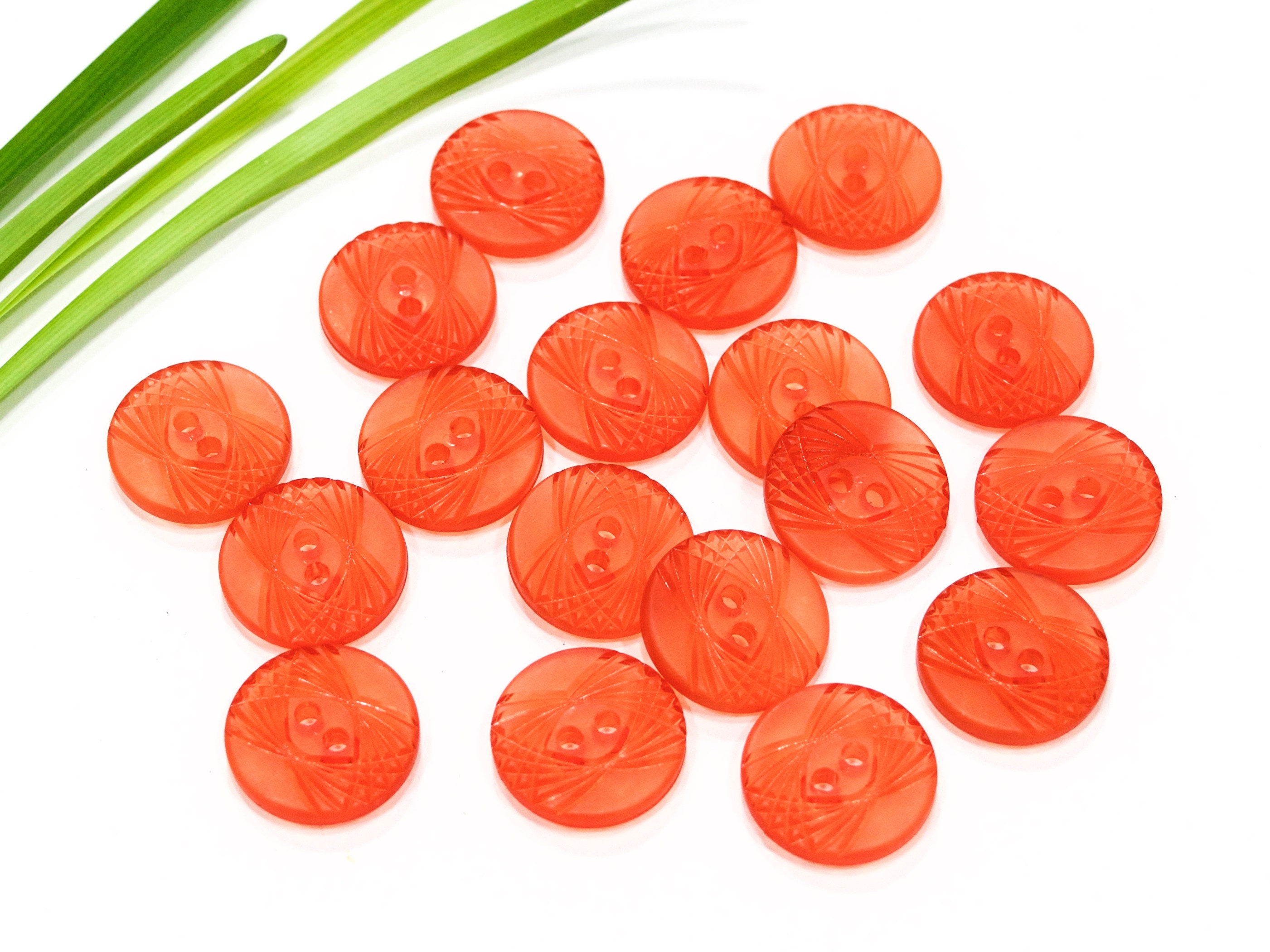 VINTAGE: 25 Colorful Textured Lucite Acrylic Buttons Crafts | Etsy