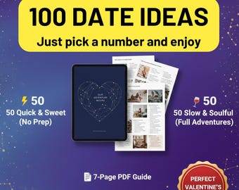 100 ideas para una cita romántica: actividades rápidas y profundas para parejas (descarga digital)