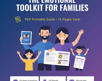 Family Connection Toolkit: Conversation Cards, Activities, 30-Day Challenge (Digital Download)