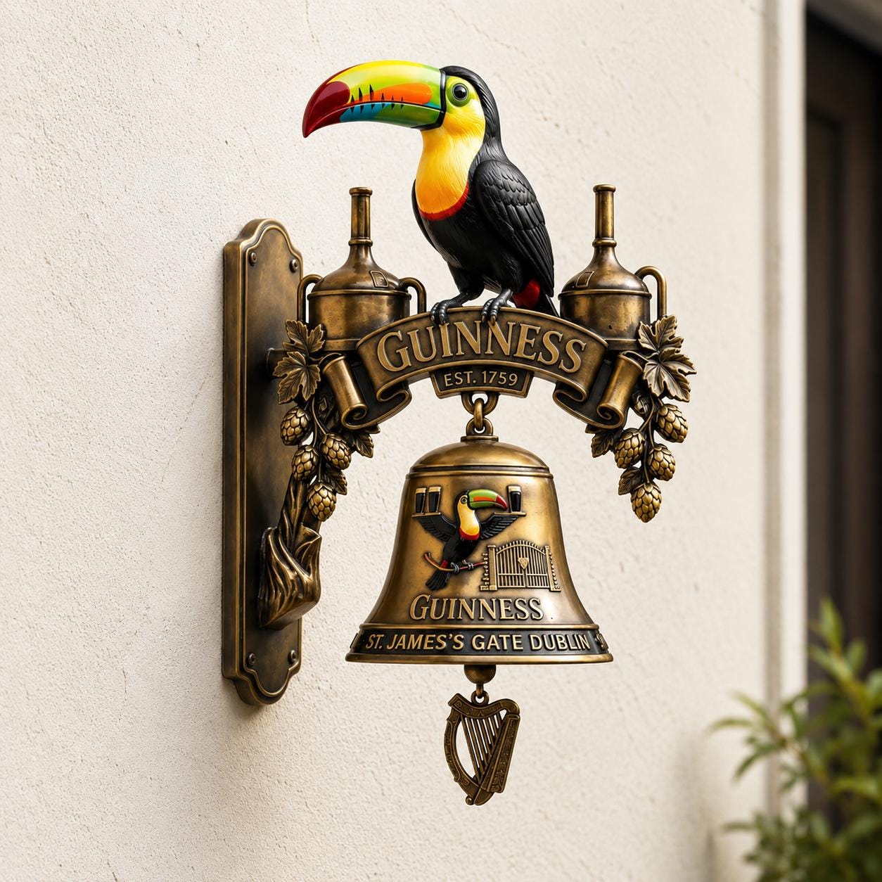Guinness Toucan Metal Sign - Etsy