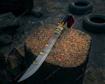 Maki Zenin Dragon Bone Katana | Jujutsu Kaisen Cosplay Sword | Anime Replica | JJK Inspired
