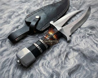 Escape From Tarkov Cultist Knife Replica – Handcrafted Cosplay Blade with Leather Sheath | Game-Inspired Collectible