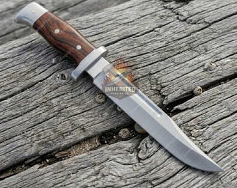 Resident Evil Requiem Knife |Tactical Bowie Hunting Knife 13” | Handmade Outdoor Survival Knife | Gift for Him
