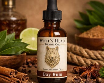 Bay Rum • Hand Crafted Hydrating Beard Oil