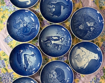 Bing & Grondahl Copenhagen Porcelain Plates - Mothers’ Day Collection