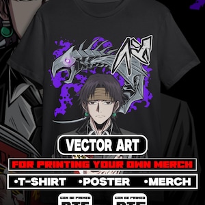 Chrollo Lucilfer  Anime Art – High Resolution Digital Download