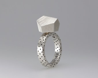 Ring - GoldRush 15mm + Dots ring band