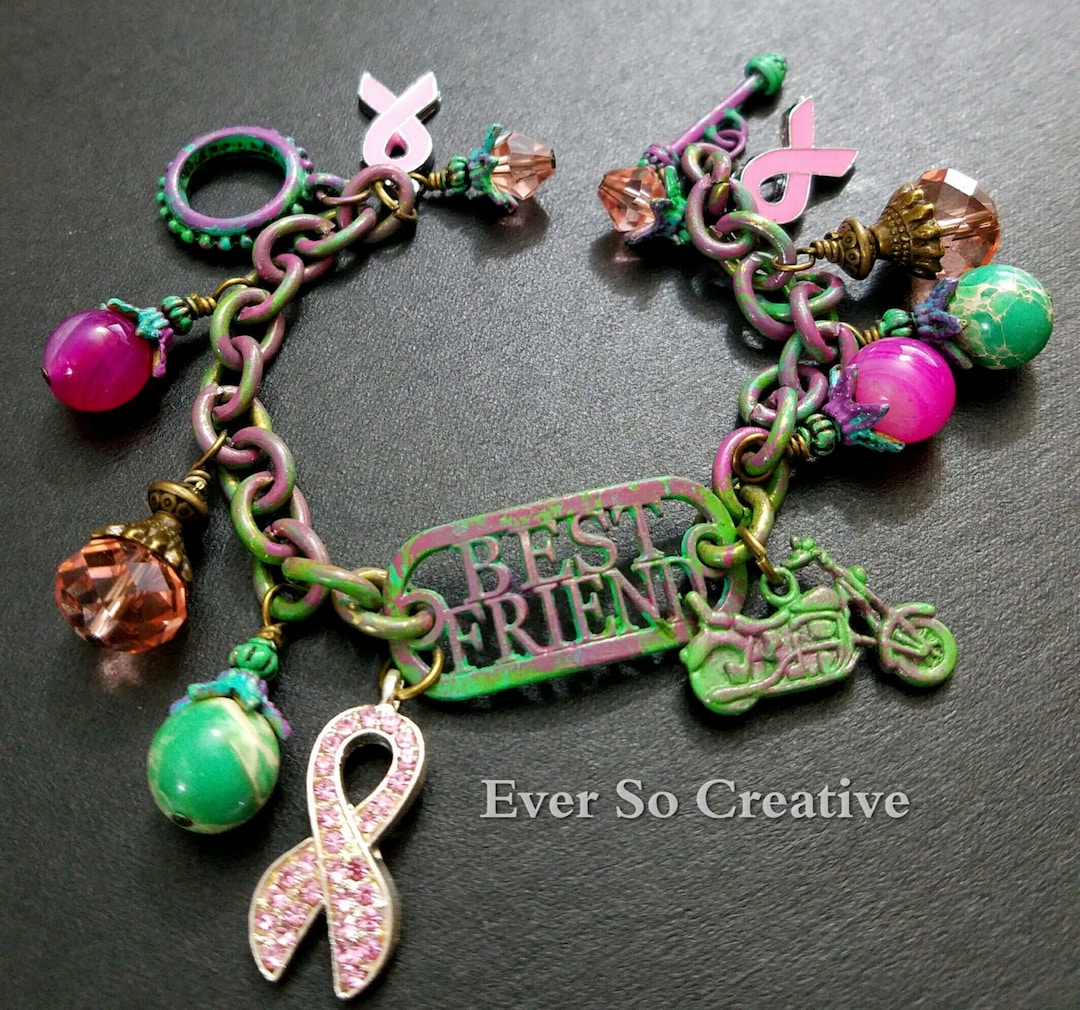 Best Friend Cancer Awareness Bracelet Etsy