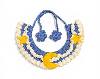 Pañuelo de ganchillo para gato