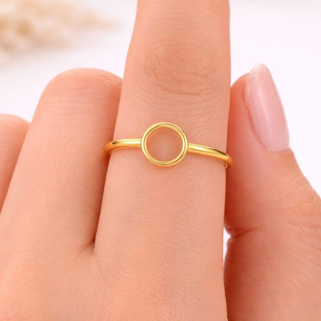 Anello Donna Con Perla E Ottone Dorato, Stile Vintage, Fatto A Mano In India, Regalo Promessa - Foto 3