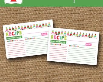 Printable Christmas Recipe Card Instant Download Recipe Card Colorful Christmas Tree Diy Printable Modern Christmas Tree Recipe Card Printable Christmas Recipe Card Instant Download Recipe Card Colorful Christmas Tree Diy Printable Modern Christmas Tree Recipe Card