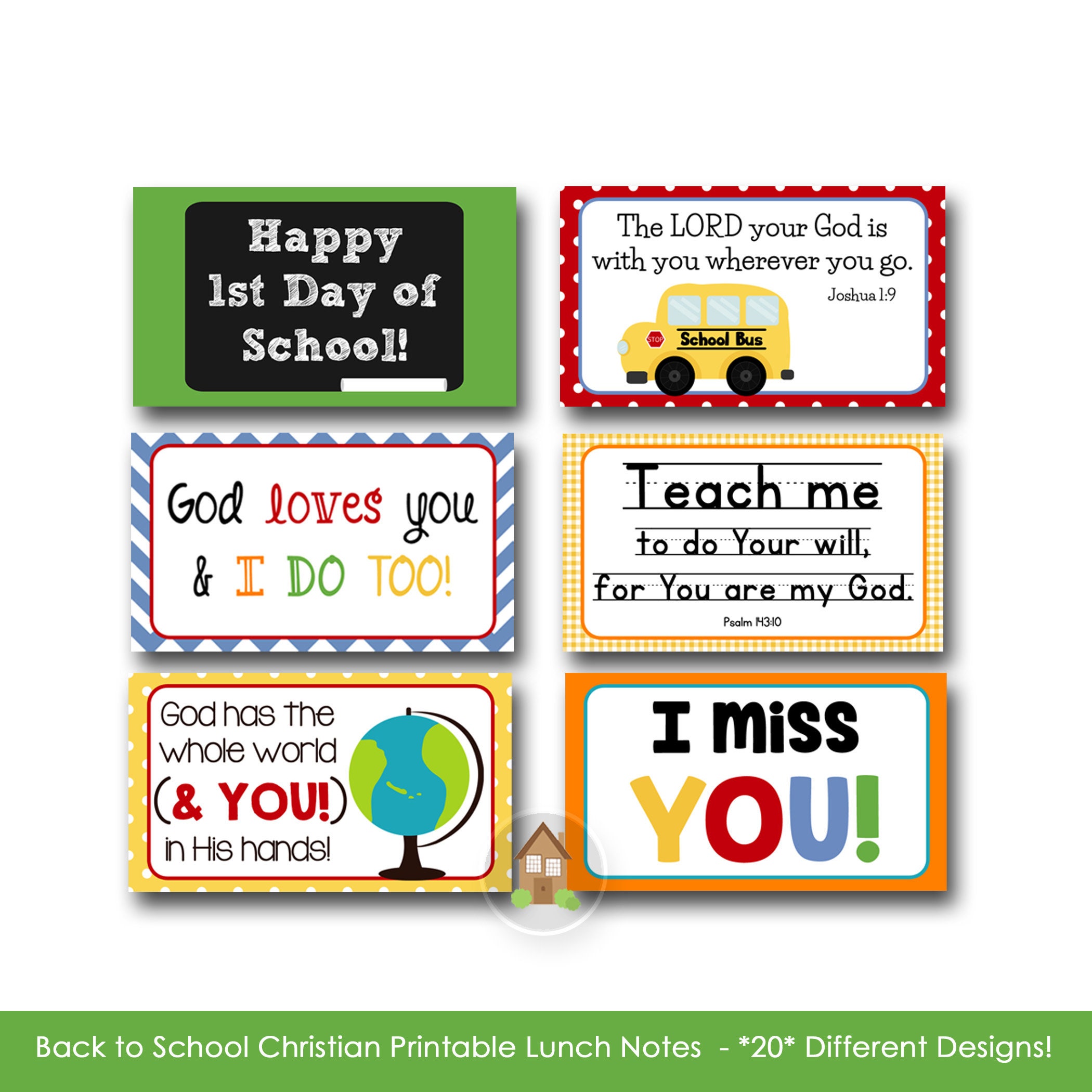 Back to School Lunch Box Notes Printable Lunchbox Notes for Etsy