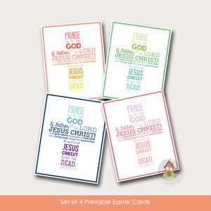 Bibel Vers Osterkarten | Ombre Ostern Printable | Kreuz Typografie | Christliche Auferstehungskarten | Ostern Schriften druckbar