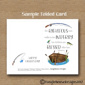 Printable Father's Day Card Christian Father Scripture - Etsy