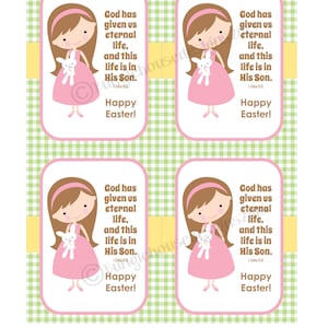 Instant Download Easter Card | Kids Printable Christian Easter Card ...
