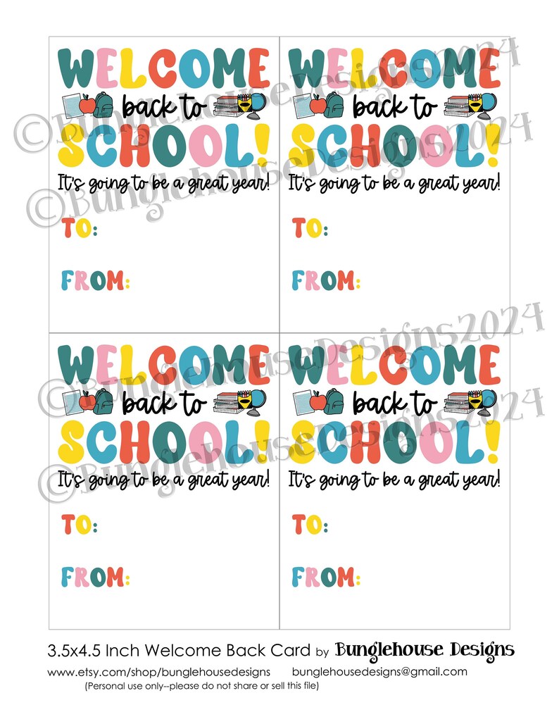 Welcome Card for Students | Teacher Welcome to Students | Classroom ...