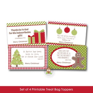 Kids Printable Christmas Treat Bag Toppers Christmas Scriptures for ...