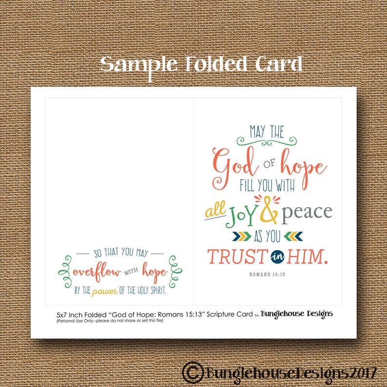 Bible Verse Encouragement Card Printable Christian Greeting | Etsy