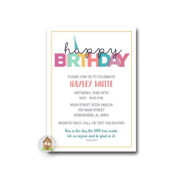 3rd Birthday Party Invitation Editable And Printable, 54 OFF