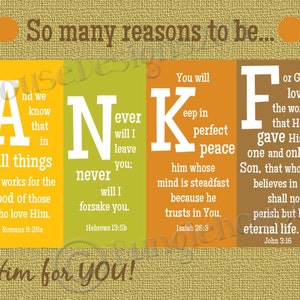 Christian Thanksgiving Card So Many Reasons to be THANKFUL ...