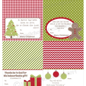 Kids Printable Christmas Treat Bag Toppers Christmas Scriptures for ...