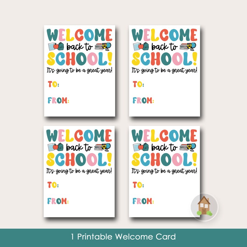 Welcome Card for Students | Teacher Welcome to Students | Classroom ...