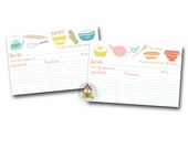 Instant Download Recipe Card with Bible Verse | Vintage Retro Kitchen Printable Recipe Cards | DIY Recipe Book
