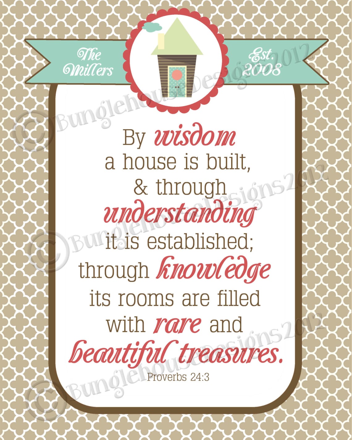 Housewarming Gift Printable Bible Wall Art Christian 8x10 - Etsy