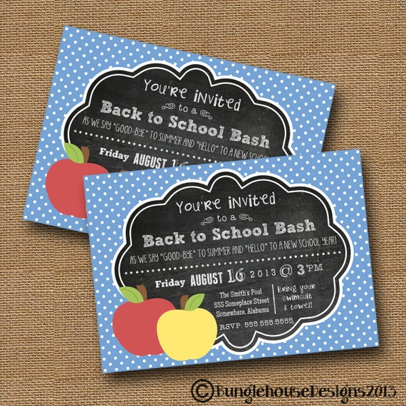 Back To School Invitation Wording 9
