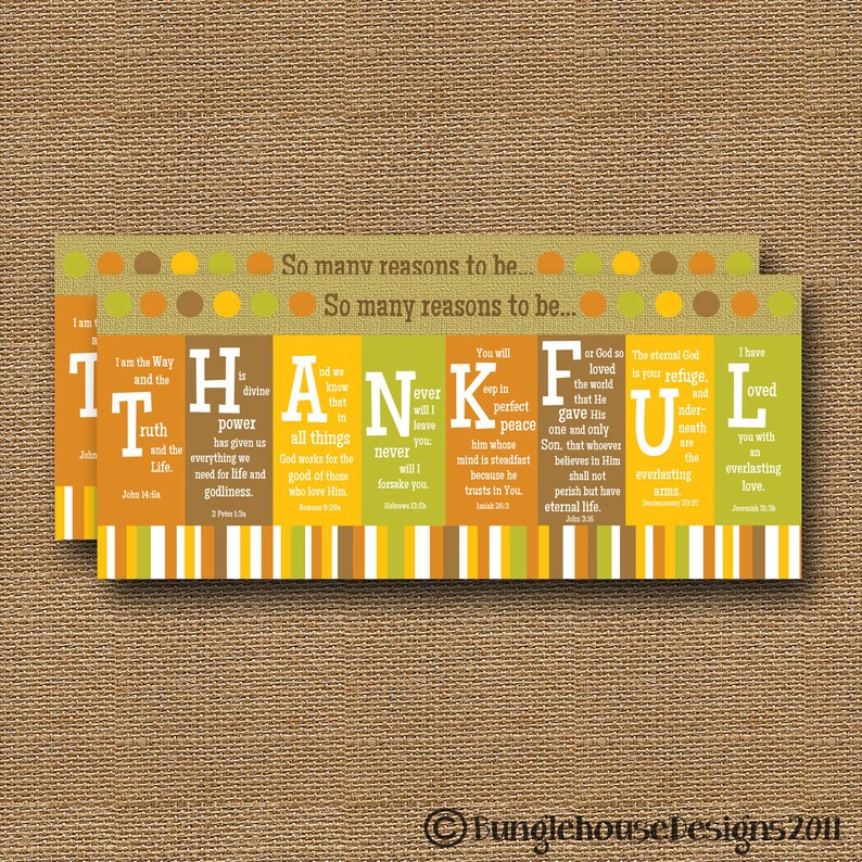 Christian Thanksgiving Card So Many Reasons to be THANKFUL ...