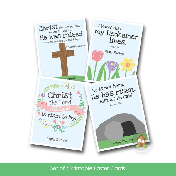 Religious Easter Cards Etsy