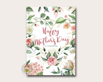 Happy Mother's Day Card | Religious Bible Verse Card for Mom | Print Right Away | DIY PRINTABLE