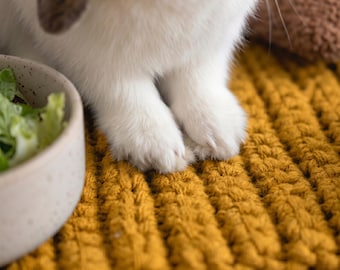 Rabbit Snuffle Mat, Guinea Pig Cage Liner, Bunny Enrichment Toy