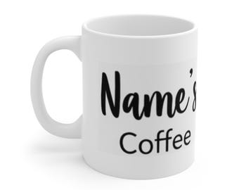 Custom Name Coffee Mug: Personalised Ceramic Cup for Her or Him