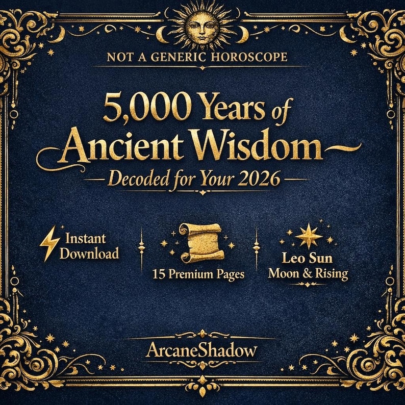 Leo 2026 Astrology Guide PDF, Love Career Money Yearly Forecast, Zodiac ...