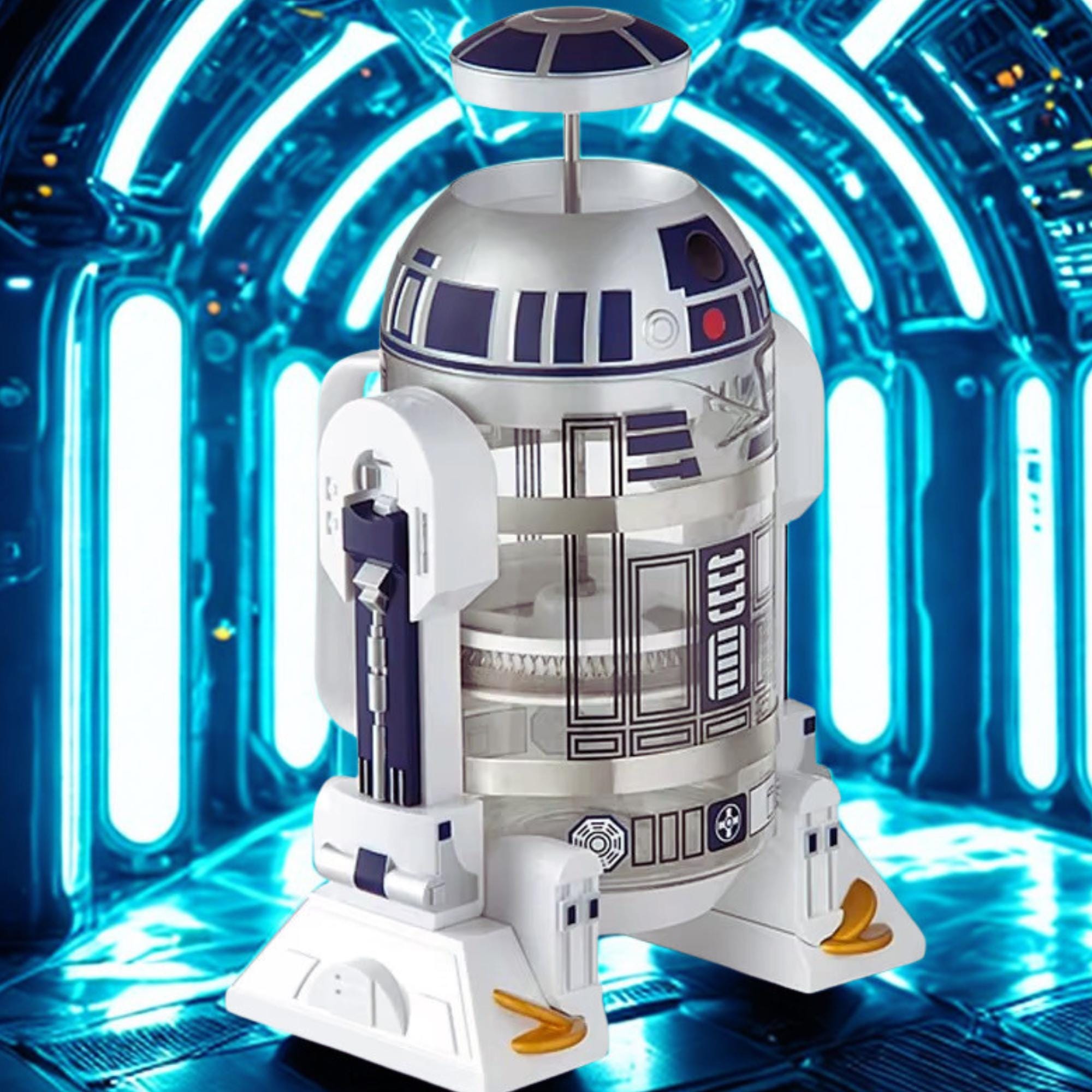 R2D2 Coffee Maker French Press 960ml Star Wars Coffee Pot Manual