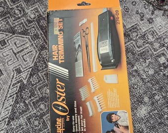 VINTAGE Raycine Oster Hair Trimming Set Electromagnetic Clipper Model 27409