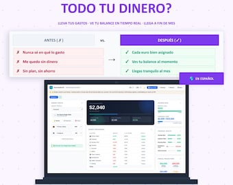 Presupuesto Mensual en Español — Controla Gastos, Sabe Dónde Va tu Dinero y Llega a Fin de Mes