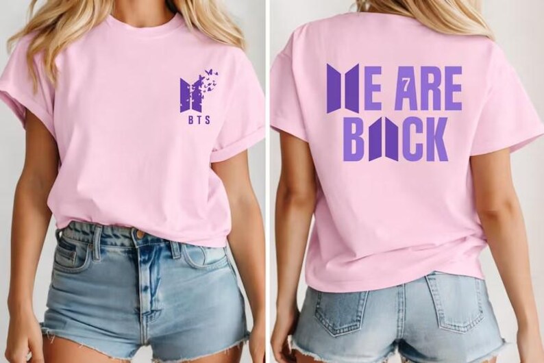 BTS World Tour 2026 Shirt, Bangtan Boys Comeback 2026 Tee, Kpop Concert ...