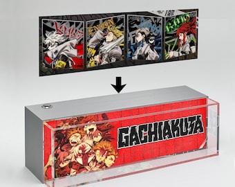 Gachiakuta light box plate, Anime room decor, manga LED light, otaku desk setup, anime aesthetic room