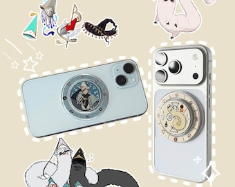 Brushbuddy Qifrey Magsafe Phone Grip, Witch Hat Atelier Anime Phone Stand